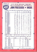 1991 Topps Traded Jim Fregosi