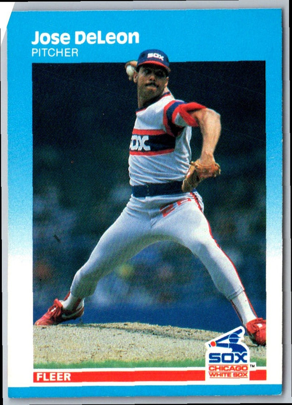 1987 Fleer Jose DeLeon #494