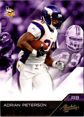 2011 Panini Absolute Memorabilia Adrian Peterson #54