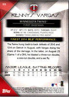 2015 Finest Kennys Vargas #99