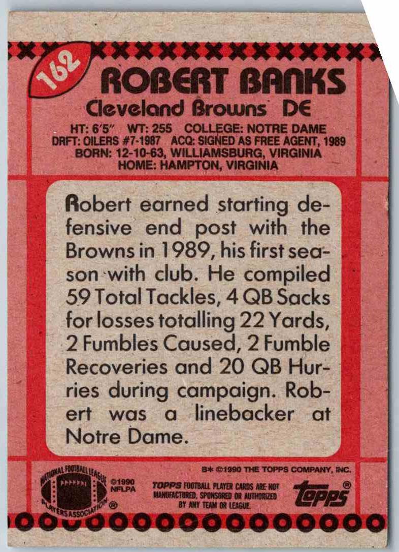 1990 Topps Robert Banks