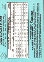 1986 Leaf John Tudor #134
