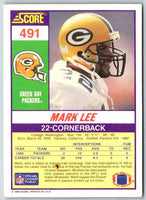 1991 Score Mark Lee #491
