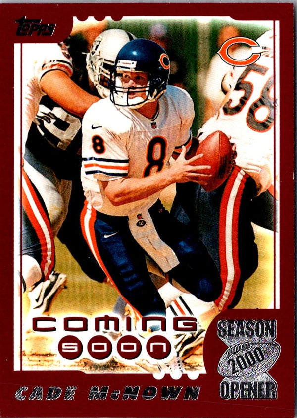 2000 Topps Season Opener Cade McNown #195