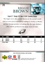 2007 Upper Deck First Edition Reggie Brown #74
