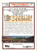 1992 Topps Timm Rosenbach