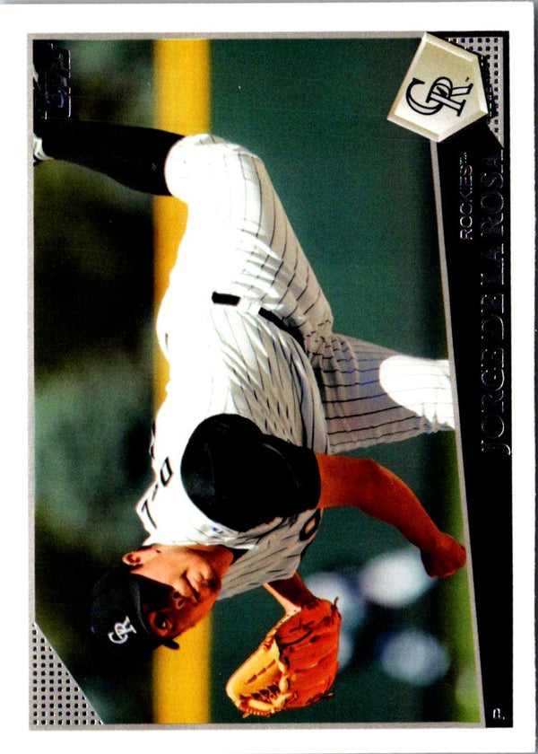 2009 Topps Jorge de la Rosa #588