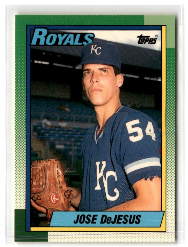 1990 Topps Tiffany Jose DeJesus #596