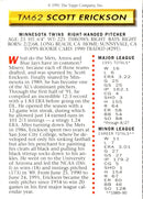 1991 Topps Magazine Scott Erickson