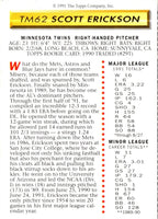 1991 Topps Magazine Scott Erickson #TM62