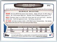 2013 Bowman Jorge Soler #TP-9