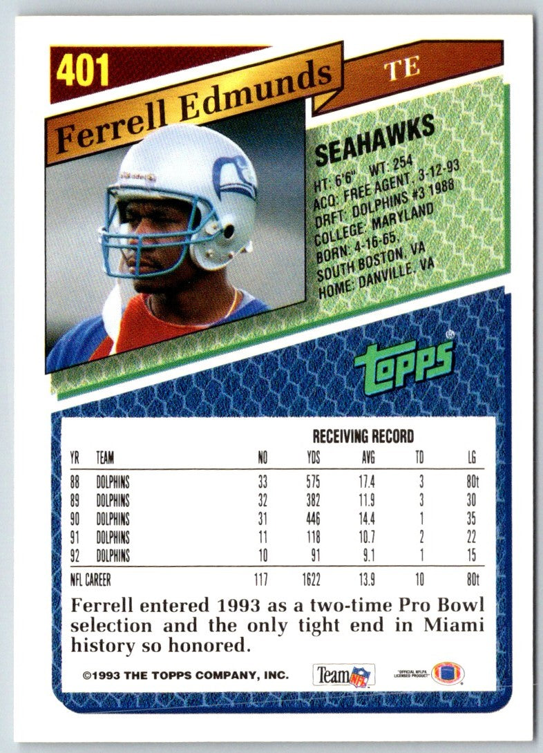1993 Topps Ferrell Edmunds