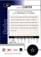 2002 Leaf Certified Quincy Carter #22