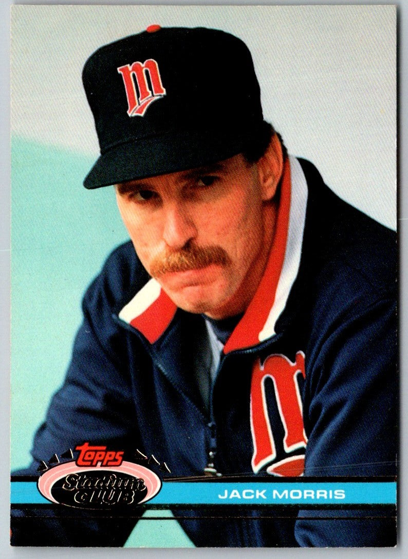 1991 Stadium Club Jack Morris