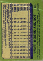 1982 O-Pee-Chee Johnny Grubb #193