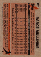 1983 Topps Rance Mulliniks #277 EX