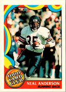 1989 Topps 1000 Yard Club Neal Anderson