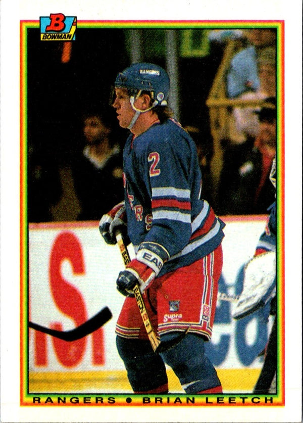 1990 Bowman Brian Leetch #215B