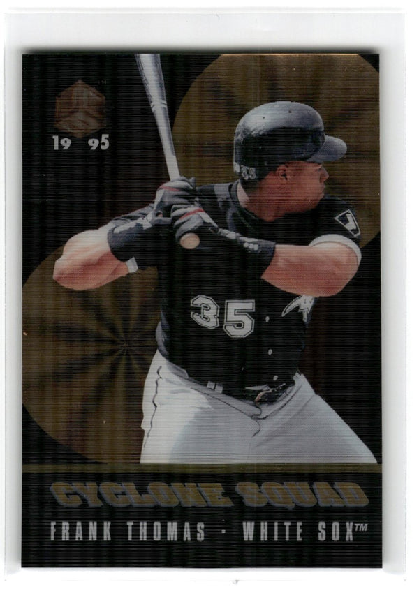 1995 Sportflix UC3 Cyclone Squad Frank Thomas #CS1