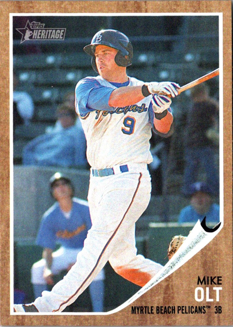 2011 Topps Heritage Minor League Mike Olt