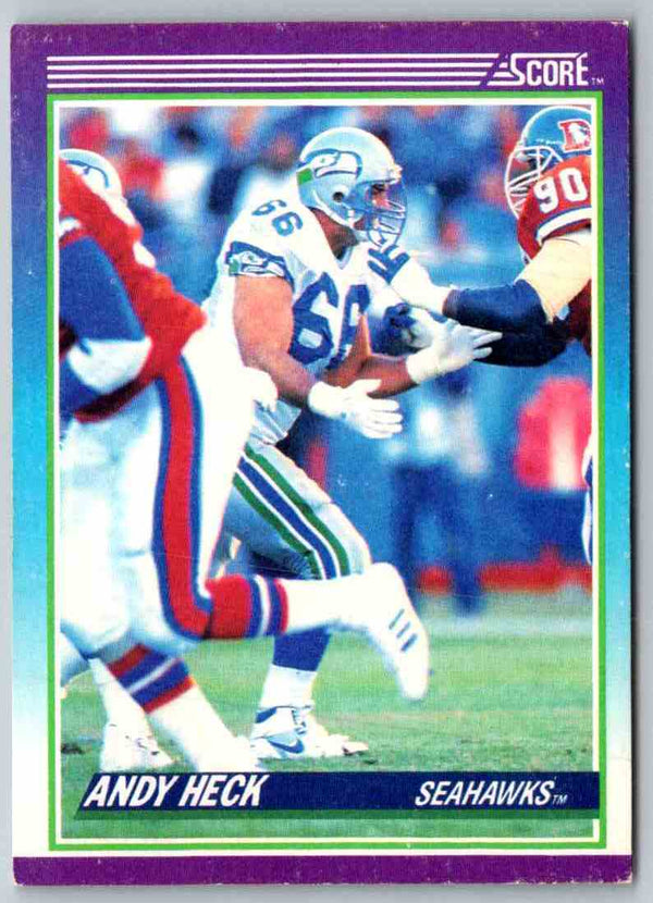 1990 Score Andy Heck #160