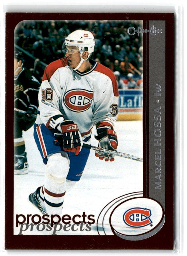 2002 O-Pee-Chee Marcel Hossa #296