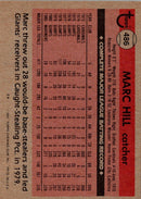 1981 Topps Marc Hill