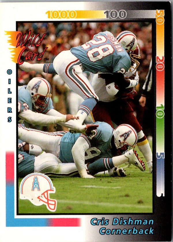 1992 Wild Card Cris Dishman #86