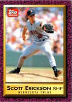 1991 Topps Magazine Scott Erickson #TM62
