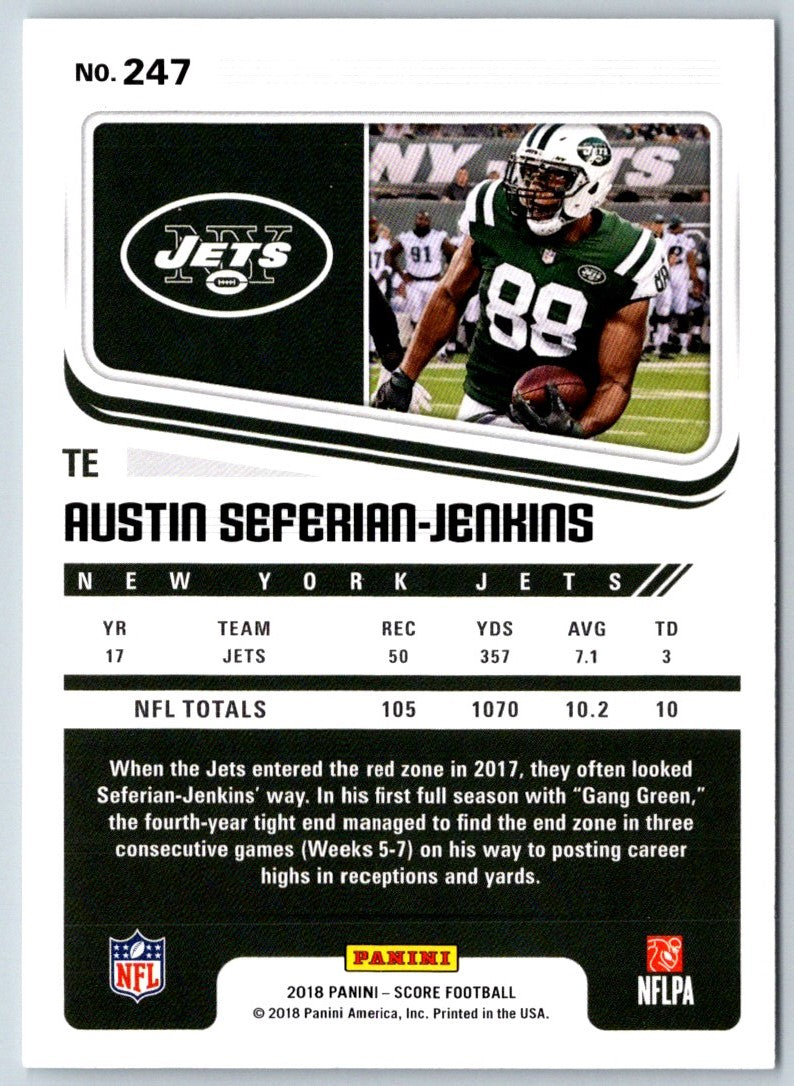 2018 Score Scorecard Austin Seferian-Jenkins