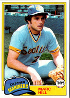1981 Topps Marc Hill #486