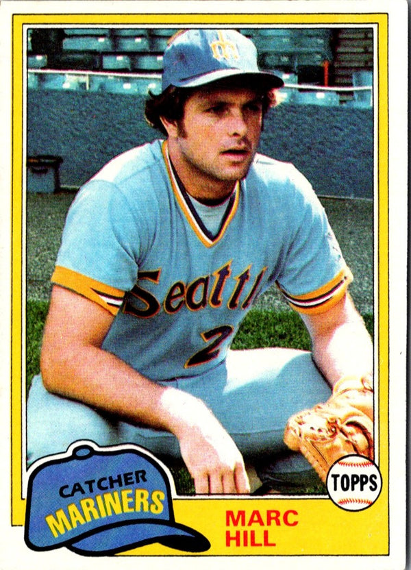 1981 Topps Marc Hill #486