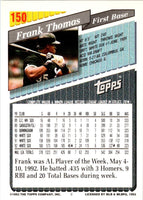 1993 Topps Gold Frank Thomas #150