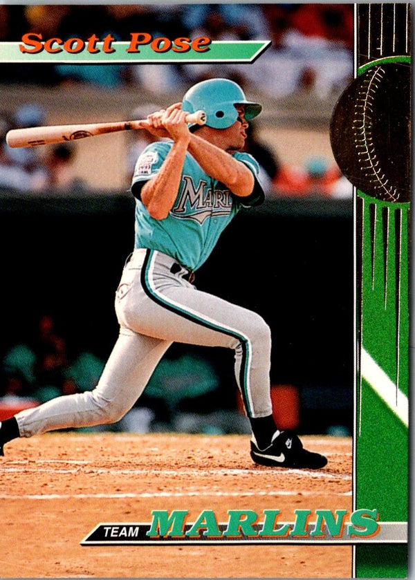 1993 Stadium Club Florida Marlins Scott Pose #21