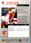 1999 Upper Deck Jarome Iginla