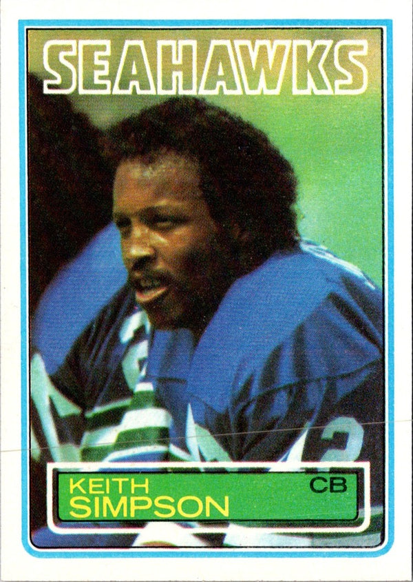 1983 Topps Keith Simpson #390 NM-MT