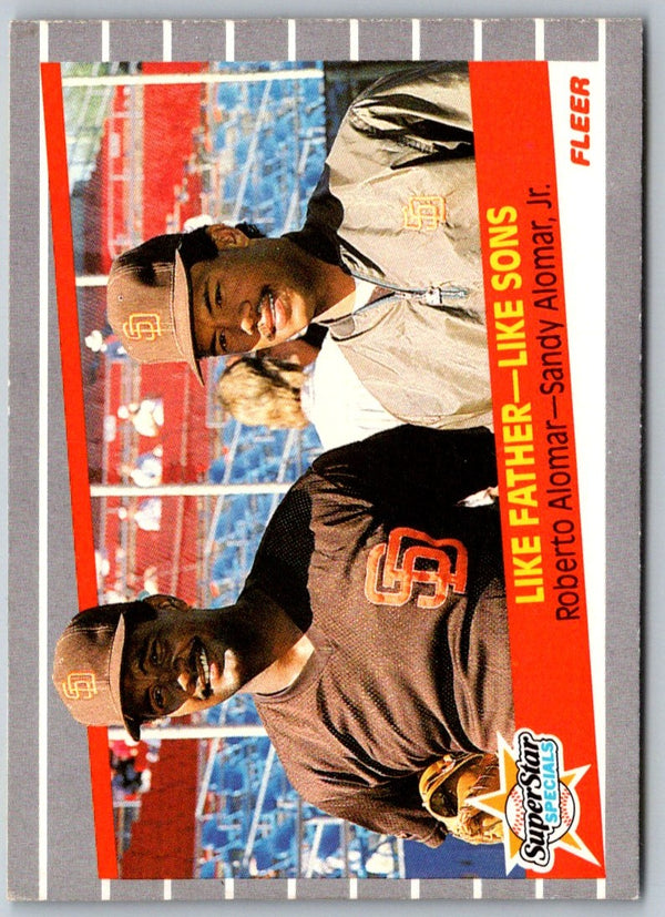 1989 Fleer Roberto Alomar/Sandy Alomar #630