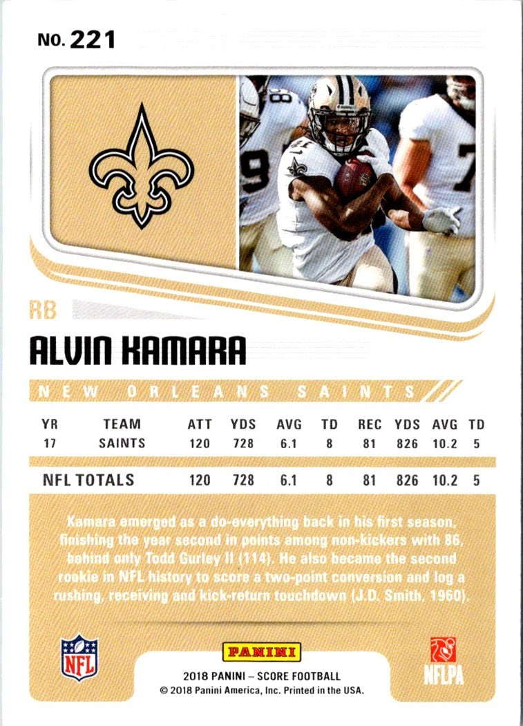 2018 Score Alvin Kamara