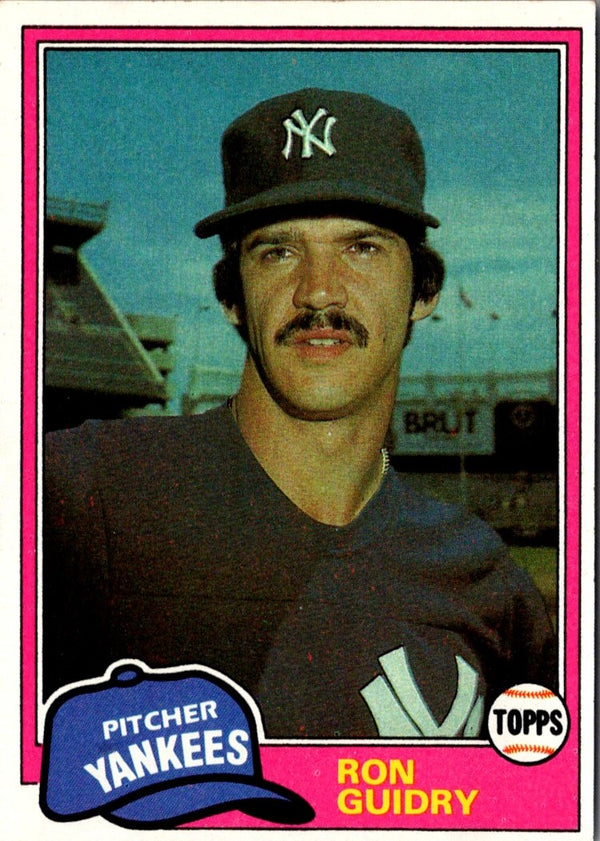 1981 Topps Ron Guidry #250