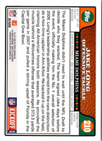 2008 Topps Kickoff Jake Long #210 Rookie