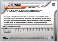 2020 Topps Chrome Alex Young #115 Rookie