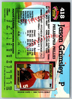 1992 Stadium Club Jason Grimsley #418