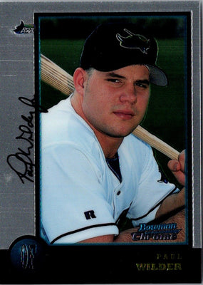 1998 Bowman Chrome Refractors Paul Wilder #99