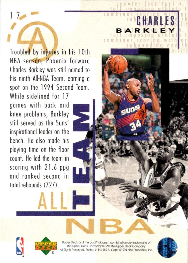 1994 Upper Deck Charles Barkley