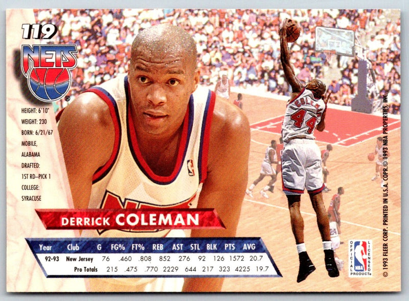 1993 Ultra Derrick Coleman