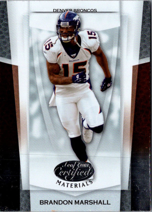 2007 Leaf Certified Materials Brandon Marshall #139