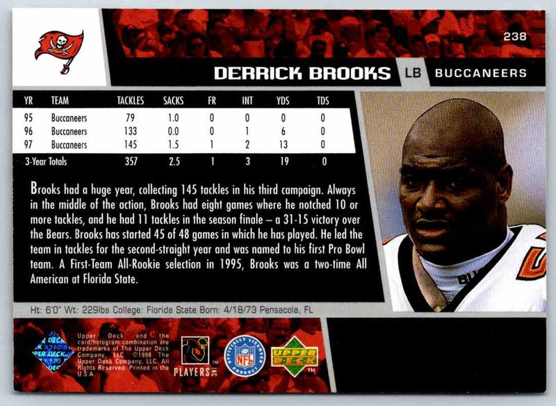 1999 Upper Deck Encore Derrick Brooks