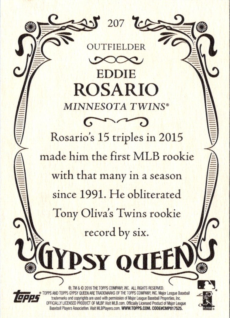 2016 Topps Gypsy Queen Eddie Rosario