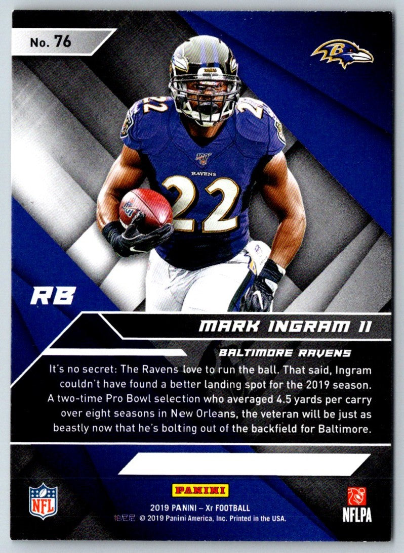 2019 Panini XR Mark Ingram II