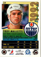 1991 O-Pee-Chee Premier Troy Mallette #39